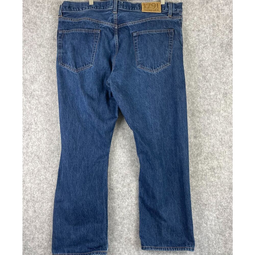 1791 Supply Co Selvedge Jeans Mens 38x29 Classic Leg Dark Wash Button Fly USA* - Picture 9 of 16